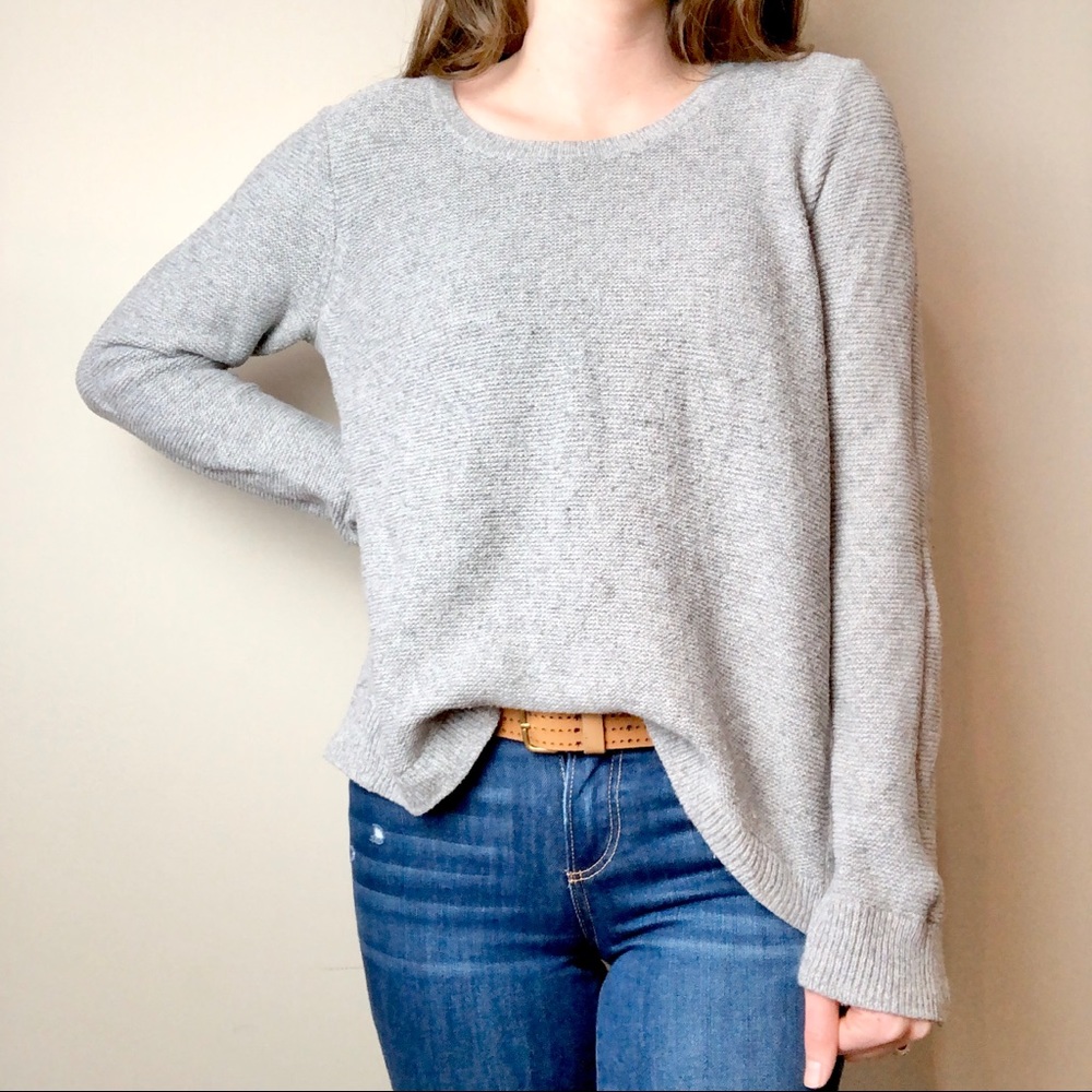 Grey Madewell Sweater crew neck